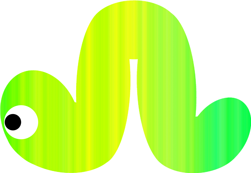 Primary Apple Worm Cut Outs - Circle (900x630)