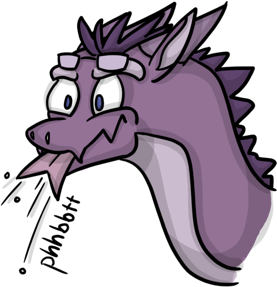 Spit Take By Kittify - Cartoon (600x625)