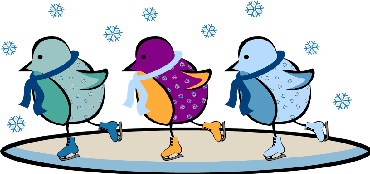 Free 30-minute Beginner Lesson - Ice Skating Clipart Transparent (1186x558)