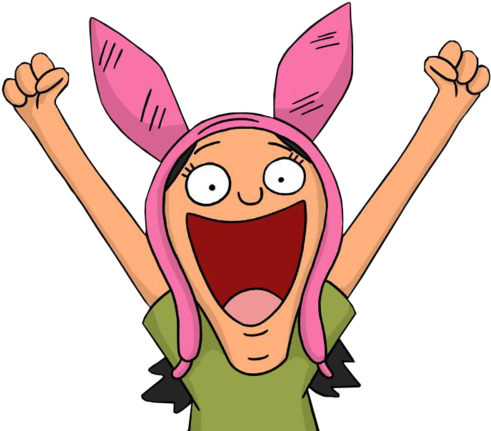 "i'm Saving My Spit & Blood For My Honeymoon" - Bob's Burgers Louise Easter (500x500)