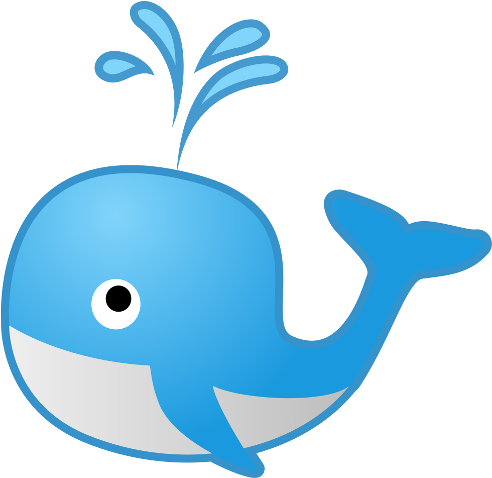 Dolphin Clip Art Cetacea Computer Icons Porpoise - Ballena Emoticon Png (1024x1024)