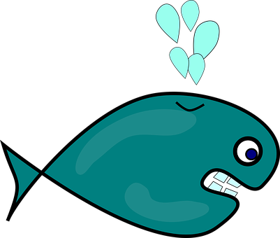 Whale, Fish, Mammal, Sea, Ocean, Animal - Mammal (401x340)