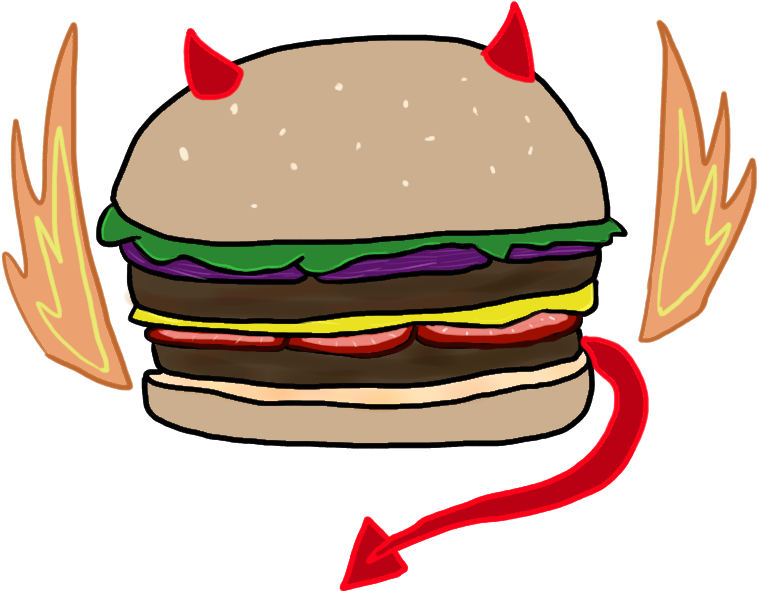 Hell Thy By Undercover Polarbear - Cheeseburger (800x800)