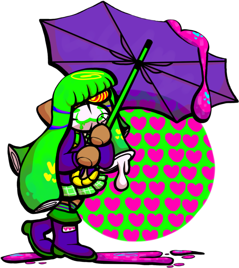 Undercover Brella By Drphage - Splatoon 2 Undercover Brella (889x899)