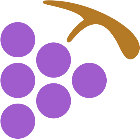 This Image Rendered As Png In Other Widths - Grape Symbol (500x500)