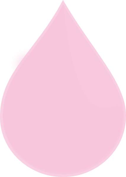 Pink Drop Clip Art At Clker - Pink Rain Drop Clip Art (426x599)