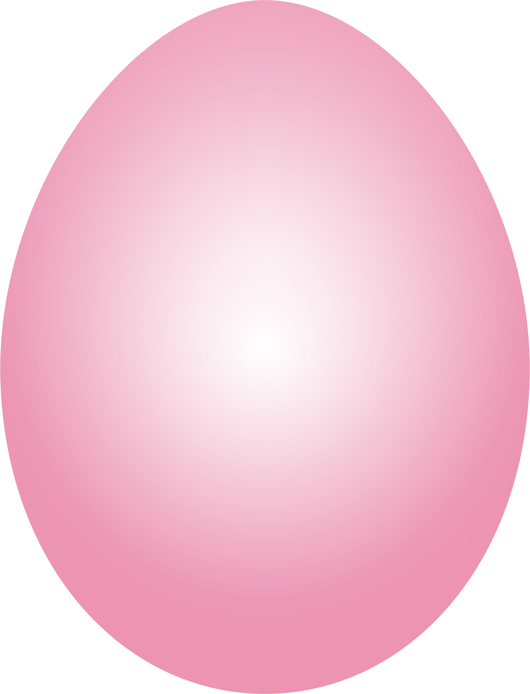 Happy Easter Clip Art - Pink Easter Egg Png (1744x2286)