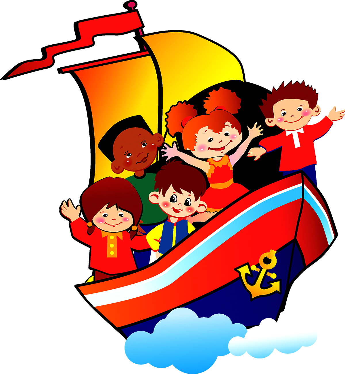 Child Cartoon Rainbow Drawing - Pocket Songs Cdg #1707eg - Songs For Children Vol. (1200x1298)