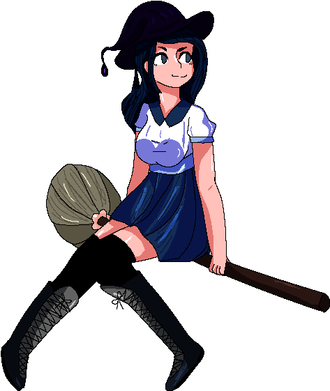 Witch Oc By Undercover-nya - Cartoon (484x568)