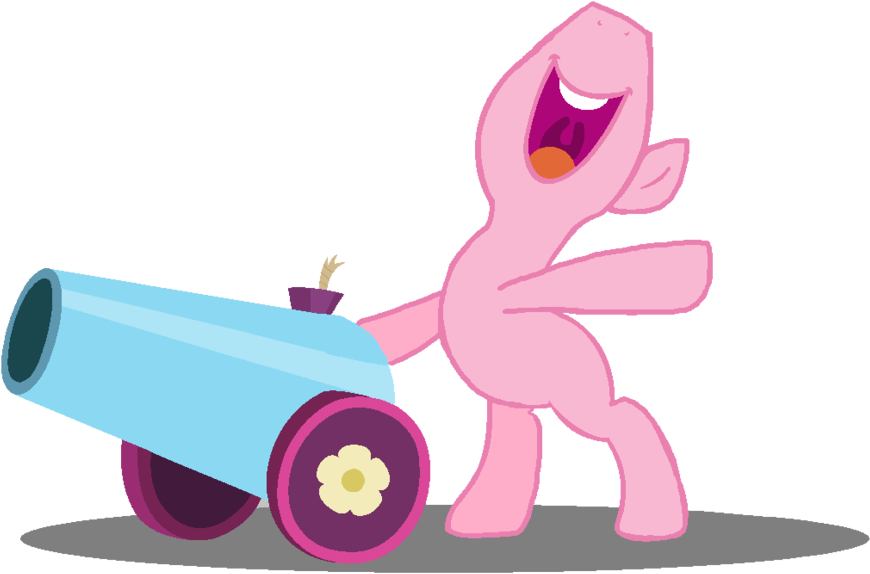 Male Party Cannon Base By Starryoak - Pinkie Pie Party Cannon (900x642)