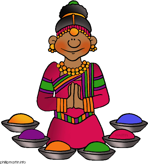 Indian Boy And Pilgrim Boy Clip Art - Clip Art India (542x588)