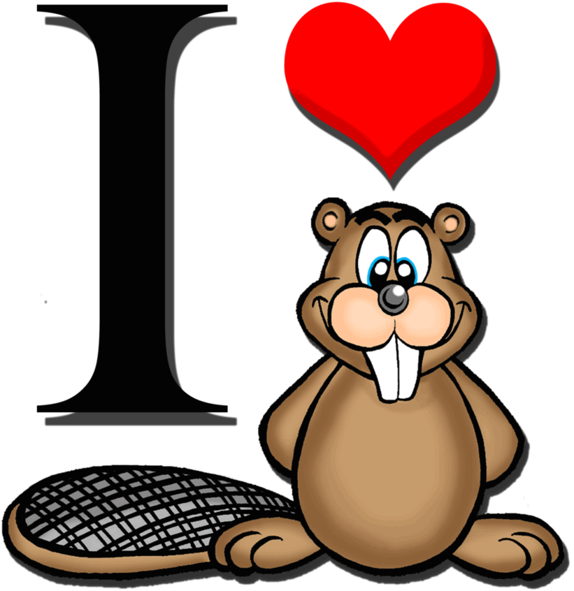 I Love Beavers By Archbubba - I Love Beavers By Archbubba (894x894)