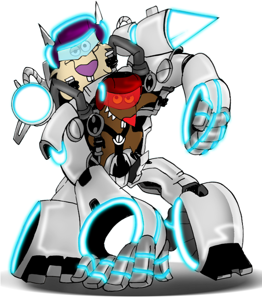 Ultima - B - A - R, Beaver Assault Robots By Frame10 - Beaver (534x656)