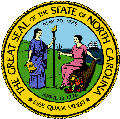 Analysis The History Of The Great Seal Of The State - North Carolina State Seal (413x406)