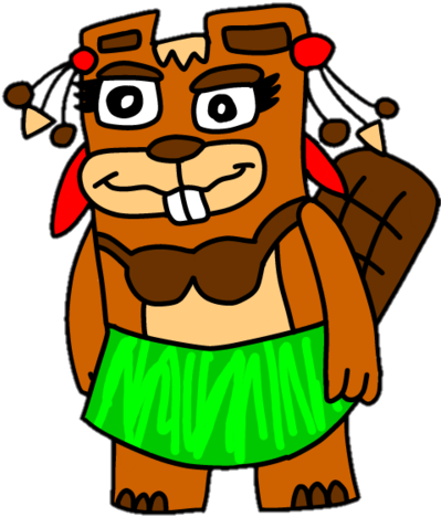Beaver Tiki Doom By Petmon - Beaver Tiki Doom By Petmon (400x493)