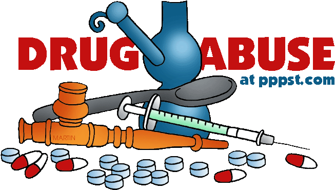 Drugs Clipart Drug Addiction - Drug Abuse Clipart (673x384)