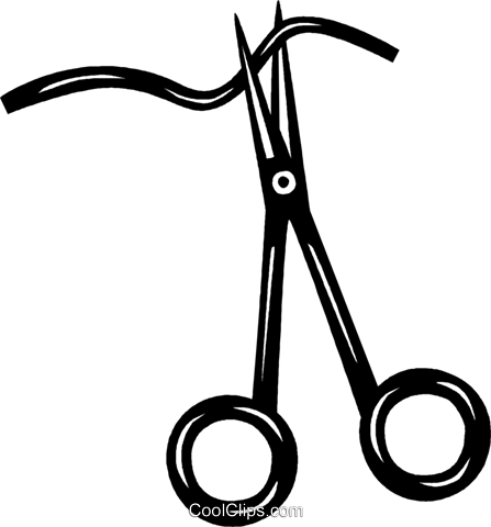 Scissors Royalty Free Vector Clip Art Illustration - Vetor Cirurgia Png (447x480)