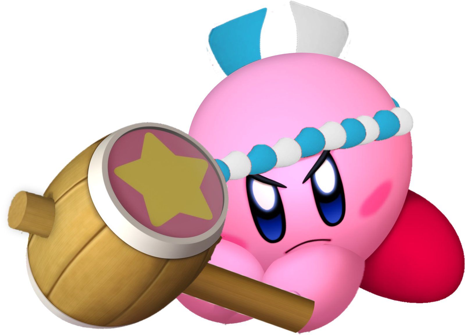 Hammerkirbyka3d - Kirby Return To Dreamland Hammer (1745x1278)