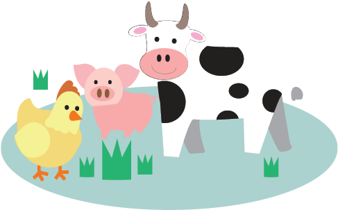 Sustainable Poultry And Livestock Refers To Natural - Farming Chemicals Cartoon Transparent (882x406)