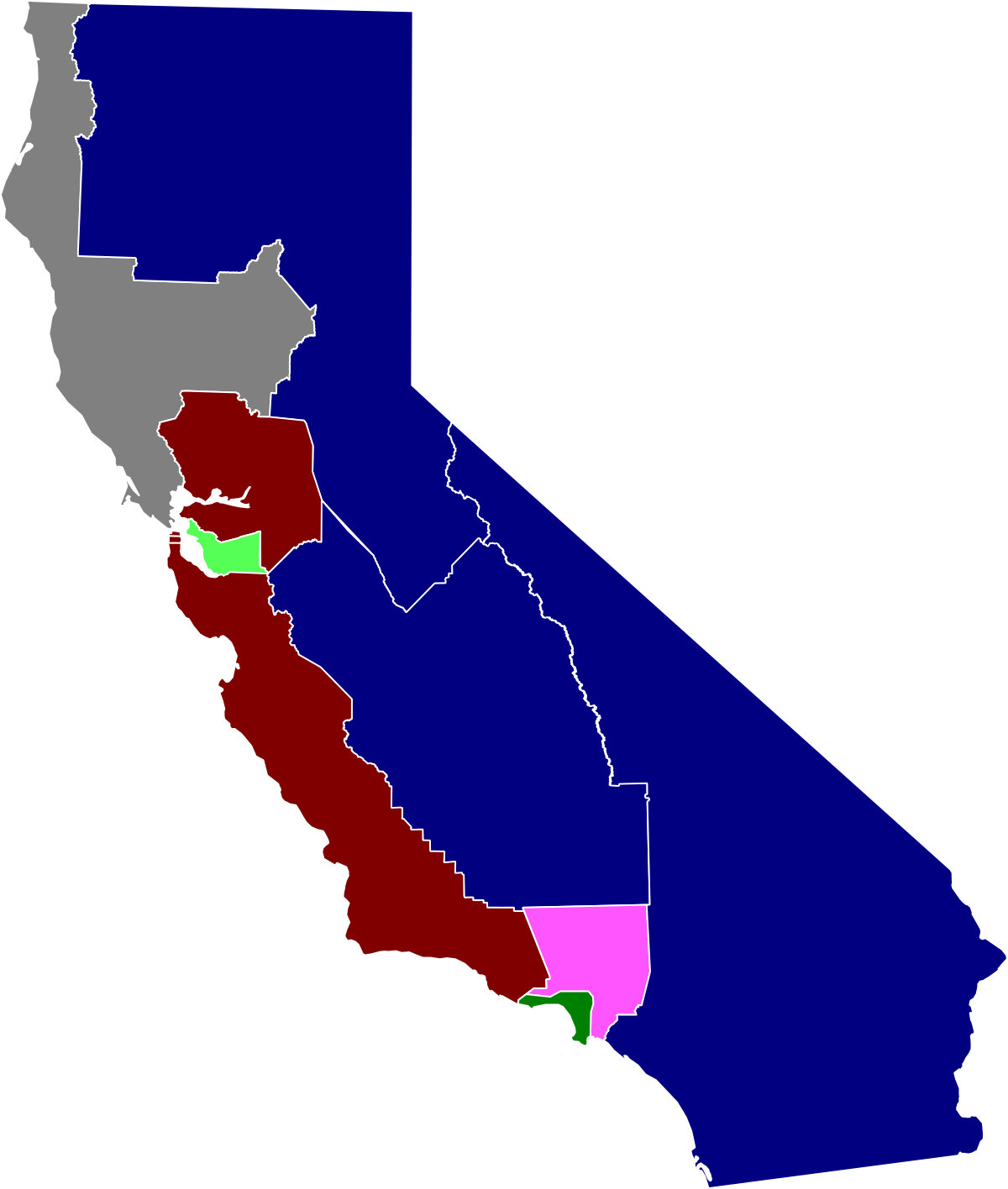 United States House Of Representatives Elections In - Cutting California Into 3 States (1200x1416)