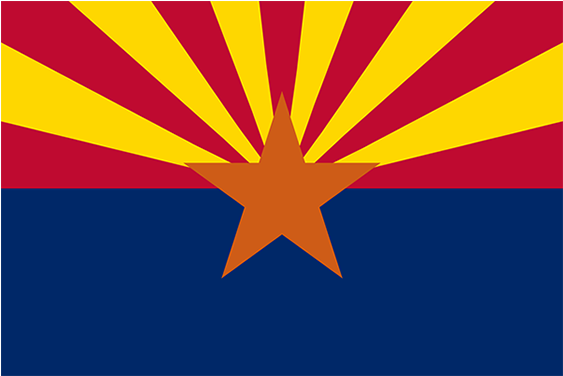 Arizona Flag Large - State Flag Arizona Flag (600x600)