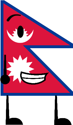Flag Of Nepal Traffic Sign Logo - Flag Of Nepal (1006x512)
