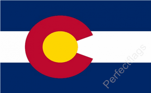 Colorado Flag - Draw The Colorado Flag (500x500)