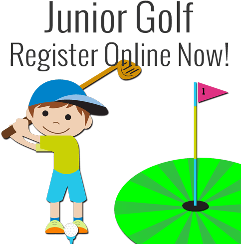Golf Clipart Junior Golf - Cartoon (500x500)