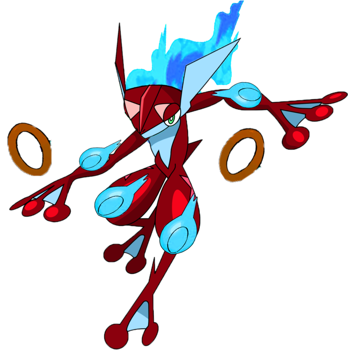 Fire-psychic Greninja By Mohitjakhar - Diary Of A Gallant Greninja: (an Unofficial Pokemon (1057x755)