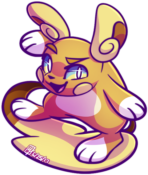 [pkmn Challenge] Day - Cartoon (564x612)