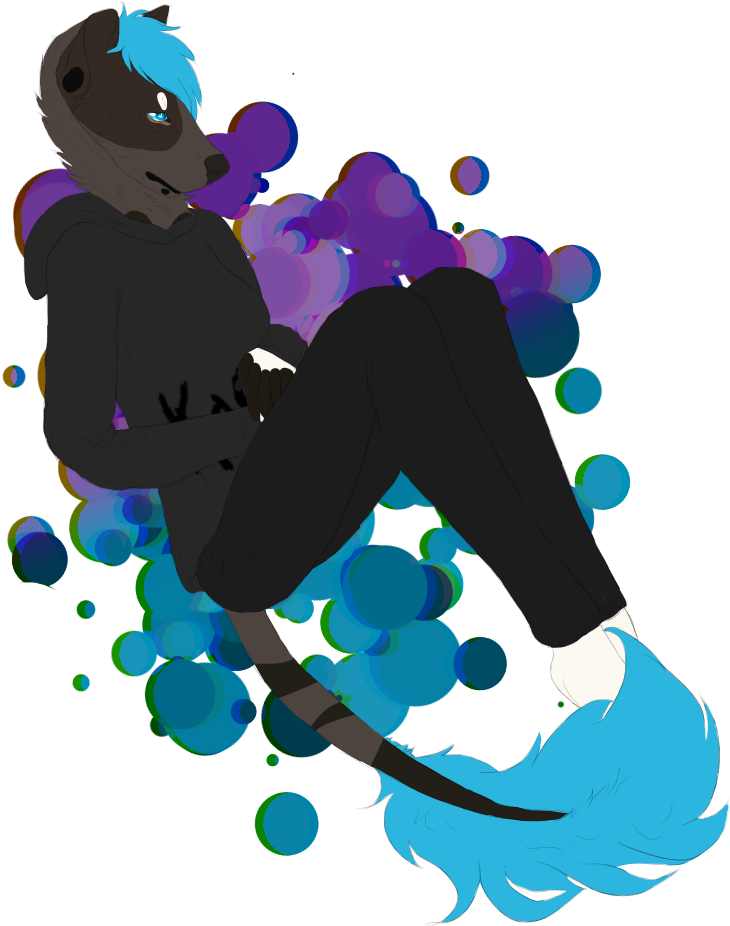 To Be Purple Or To Be Blue By Expired-signal - Illustration (738x1000)