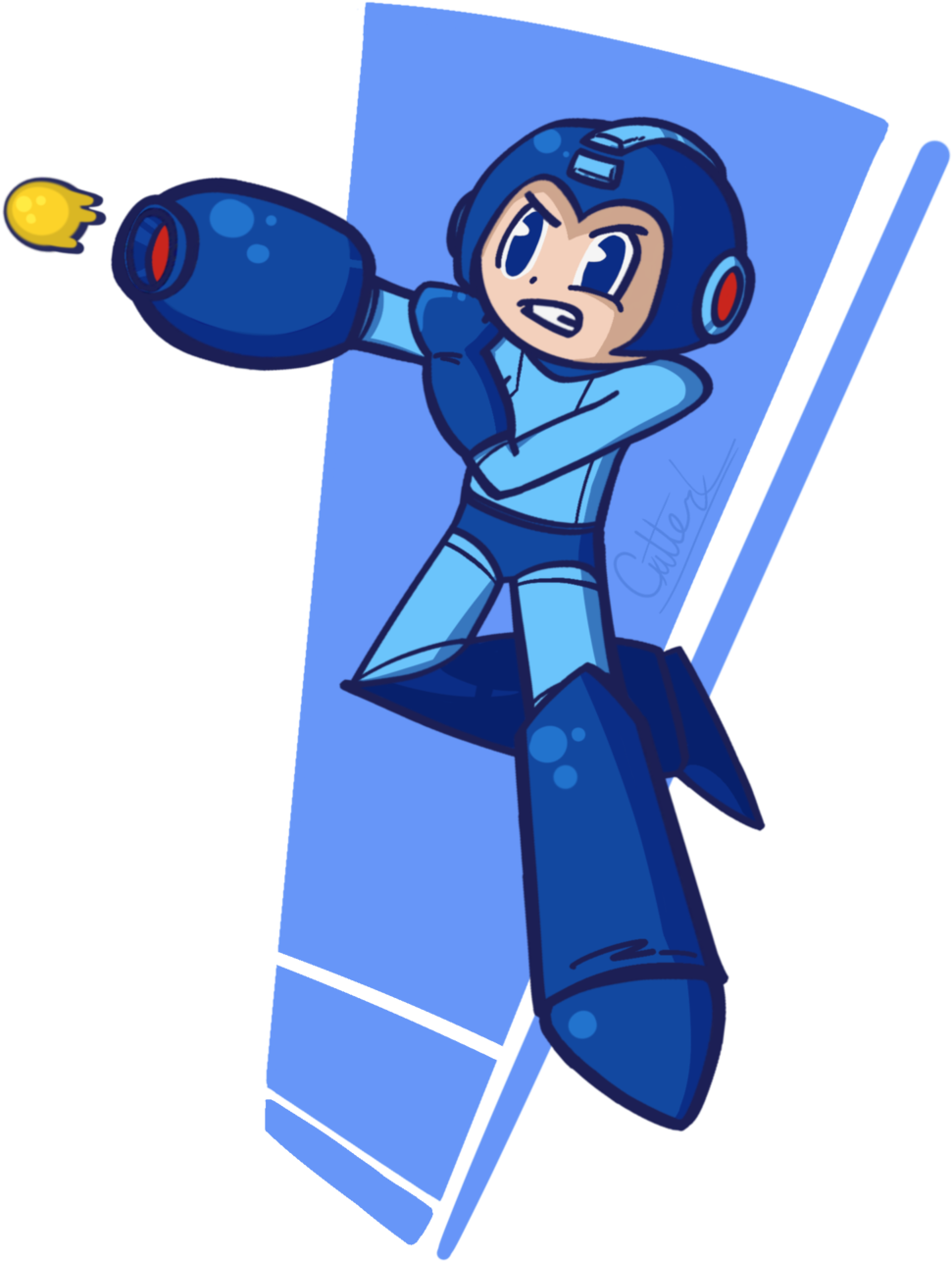 Megarockbluemanbomber By Cutterl Megarockbluemanbomber - Megarockbluemanbomber By Cutterl Megarockbluemanbomber (1024x1365)