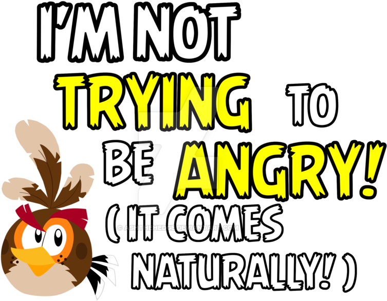 Brown Angry Birds T-shirt Design By Ashthehedge - Cartoon (900x695)