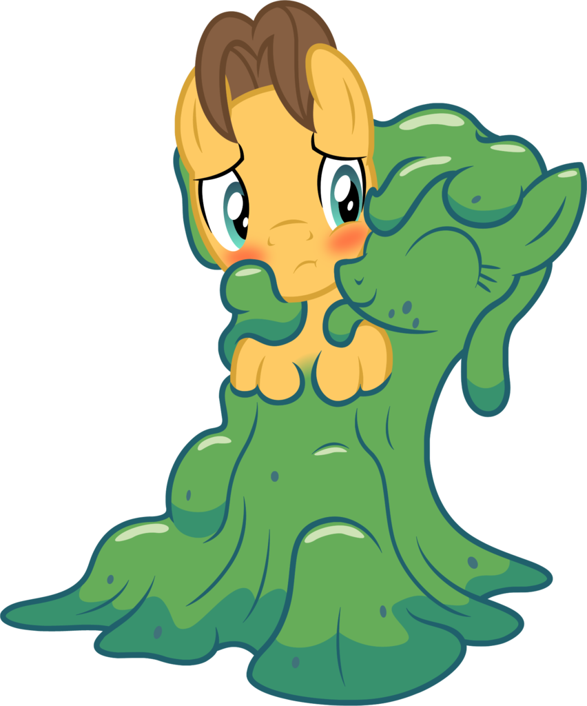 Badumsquish, Bashful, Blushing, Bondage, Caramel, Changeling - Cartoon (852x1024)