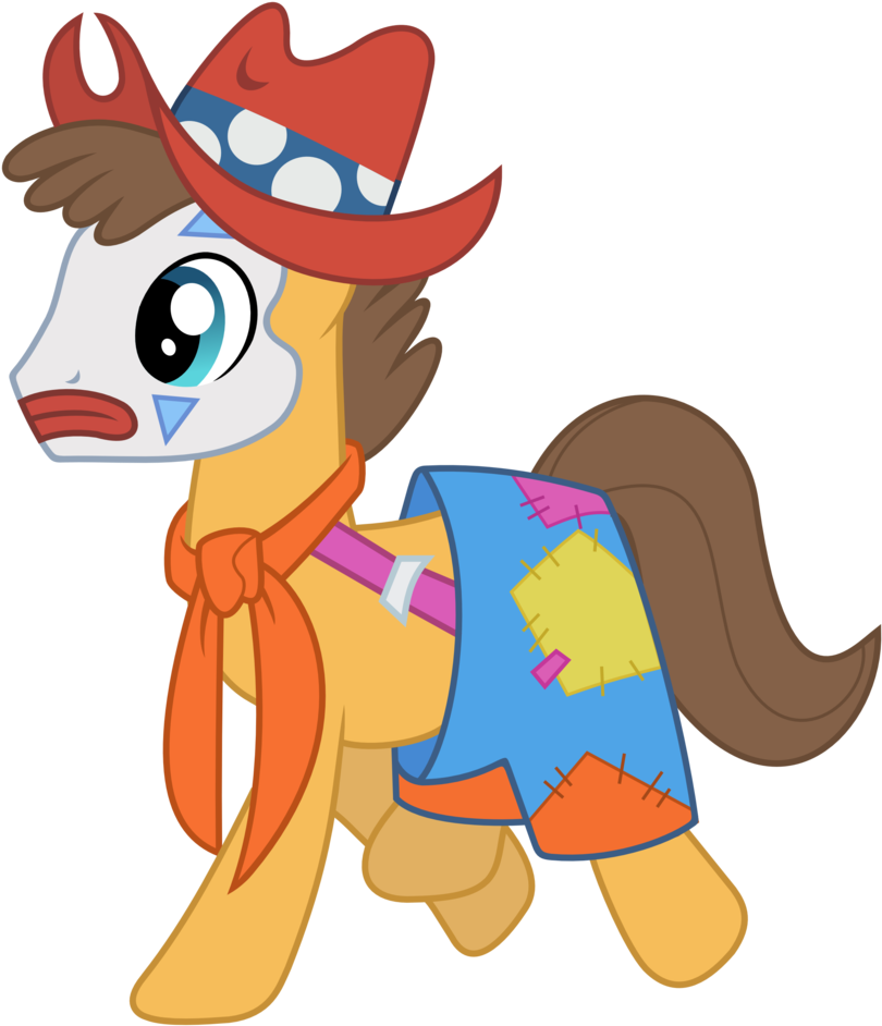 Themightyoctaviator, Caramel, Clown, Safe, Simple Background, - Cartoon (1006x1024)