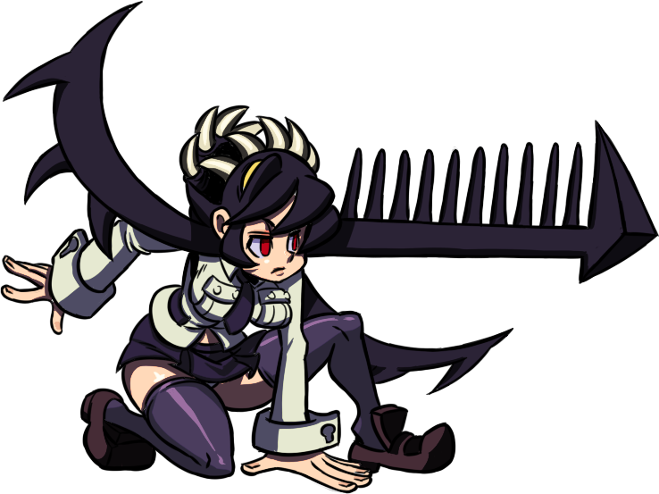 Filia/move List - Skullgirls Filia Png (738x553)