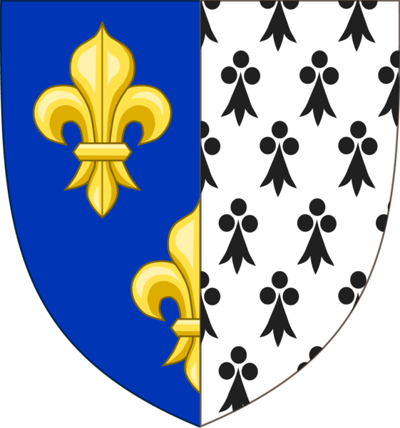 Anne De Bretagne , Duchesse De Bretagne, Fille De François - Joan Of Arc Symbols (561x600)