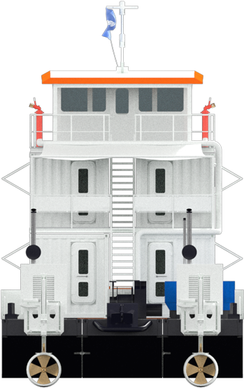 The Vessel Is Ideal For Pushing Multi Purpose Barges - Construction Set Toy (1300x575)