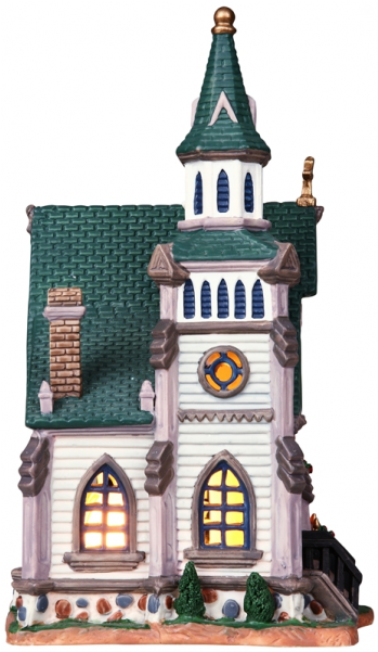 Lemax Cedar Valley Church - Lemax 65420 Cedar Valley Church Village Building (800x600)