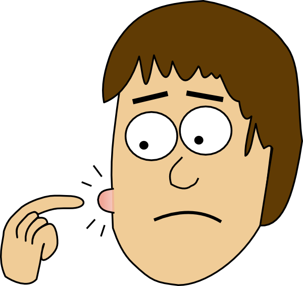 Pimple Clipart 1397630548714187588zit Svg Hi - Zit Clipart Black And White (600x566)