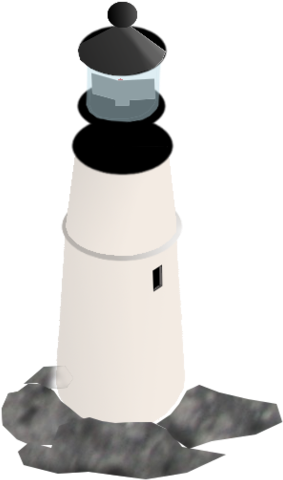 Faro, Lighthouse 3d Isometric By Blootes - Lighthouse (400x553)