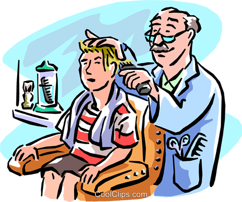 Barbershop Royalty Free Vector Clip Art Illustration - Barber Shop Clip Art (480x402)
