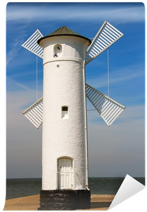 Fototapeta Lighthouse Větrný Mlýn Swinoujscie, Polsko - Świnoujście (400x400)