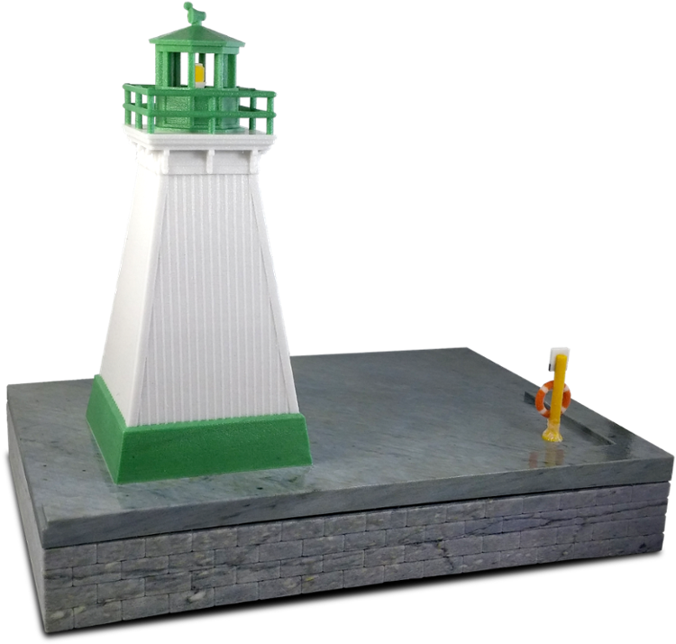 Port Dalhousie Lighthouse 3d Cremation Urn - Lighthouse (1000x766)