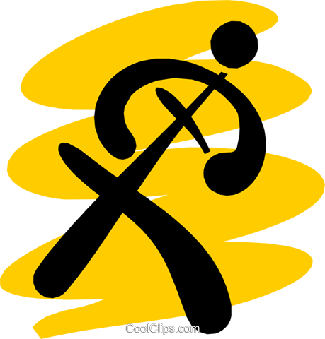 People Petroglyphs Royalty Free Vector Clip Art Illustration - People Petroglyphs Royalty Free Vector Clip Art Illustration (459x480)