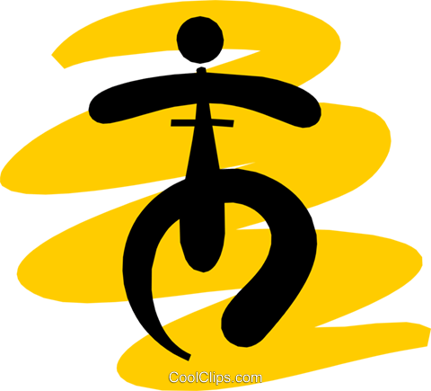 People Petroglyphs Royalty Free Vector Clip Art Illustration - Circle (480x435)