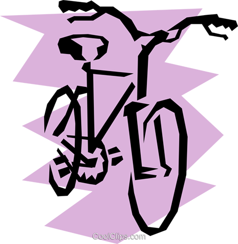 Bicycle Royalty Free Vector Clip Art Illustration - Bicycle Clip Art (467x480)