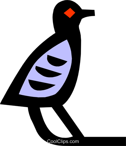 Bird, Egyptian Hieroglyphic Symbols Royalty Free Vector - エジプト 象形 文字 鳥 (414x480)