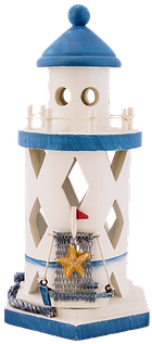 Lighthouse, Decoration, Ceramic - Picture Frame (354x340)