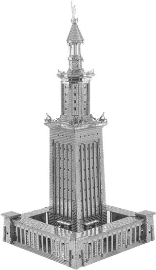 Metal Earth Iconx - Lighthouse Of Alexandria By Metal Earth (345x600)
